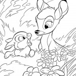 bambi con tippete 150x150 3 Disegni da colorare per i nostri bimbi