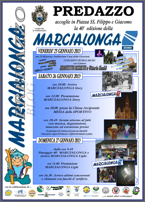 marcialonga 2013 predazzo blog Marcialonga 2013 a Predazzo, le locandine delle iniziative di contorno